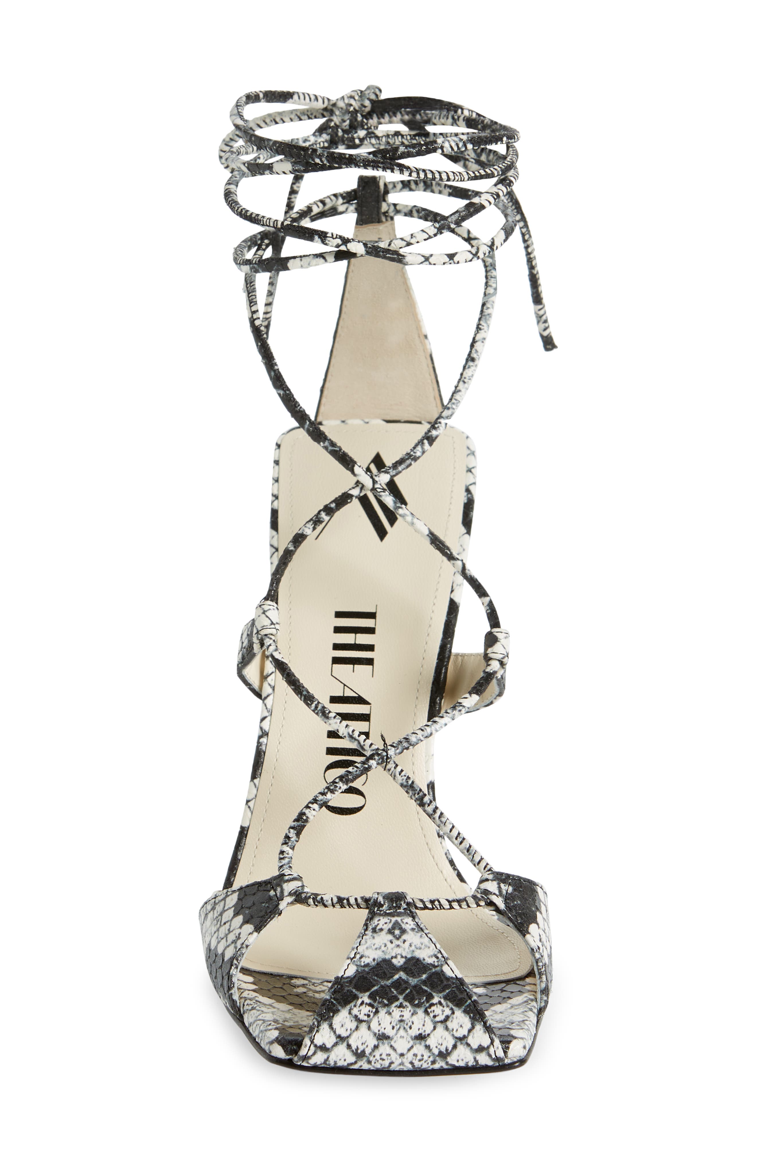 The Attico Adele Lace-Up Sandal, Alternate, color, 