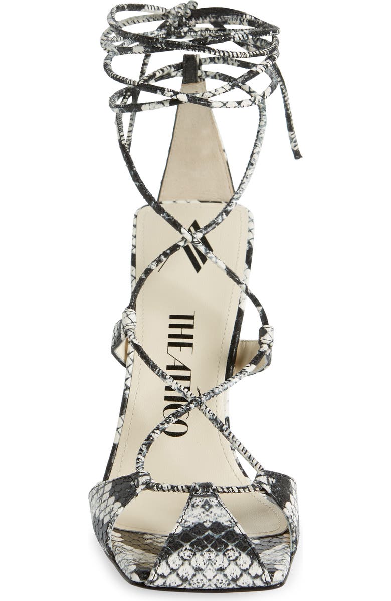 The Attico Adele Lace-Up Sandal, Alternate, color,