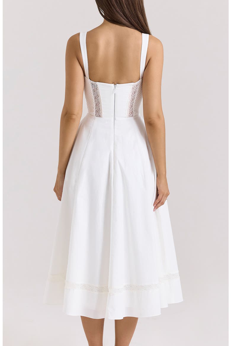 Kim Midi Sundress, Alternate, color, CLOUD DANCER