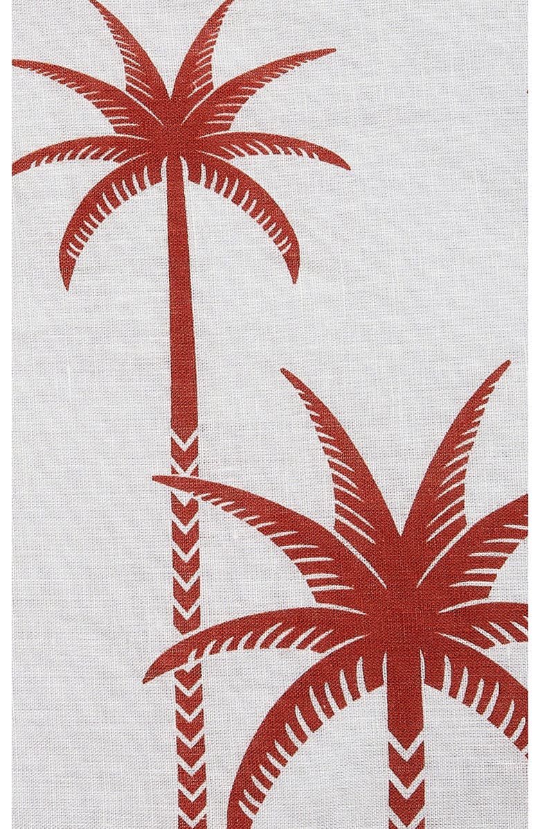 La DoubleJ Placemat Set Of 2, Alternate, color, Date Palms Placemat Mattone