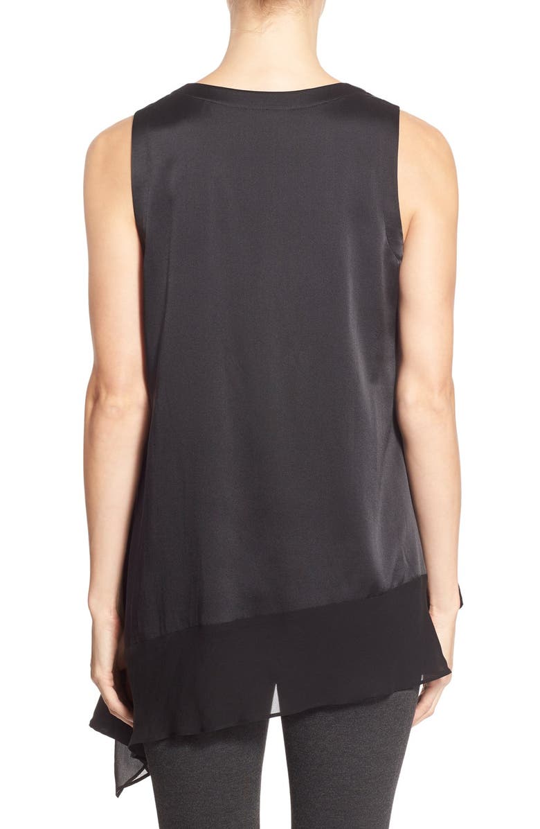 Eileen Fisher Asymmetrical Silk Blend Tunic, Alternate, color, 