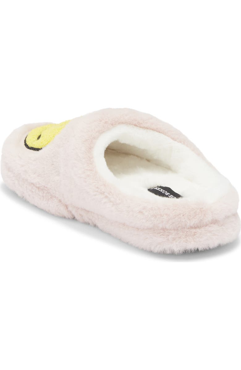 JOE BOXER Plush Mr Lucky Faux Fur Slipper, Alternate, color, Pink
