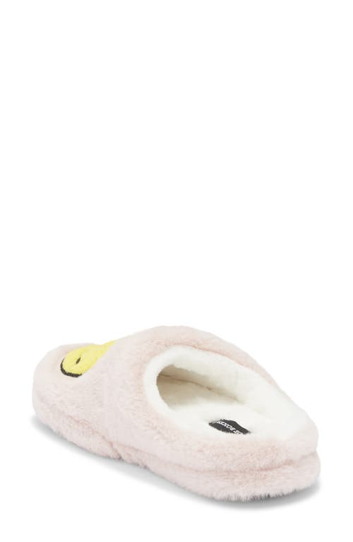 Joe Boxer Plush Mr Lucky Faux Fur Slipper In Pink
