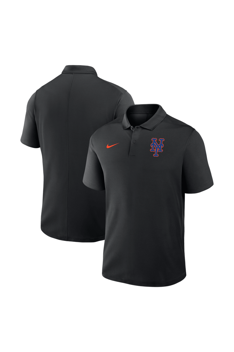 Men's Nike Black New York Mets Alternate Victory Dri-FIT Polo, Main, color, Black