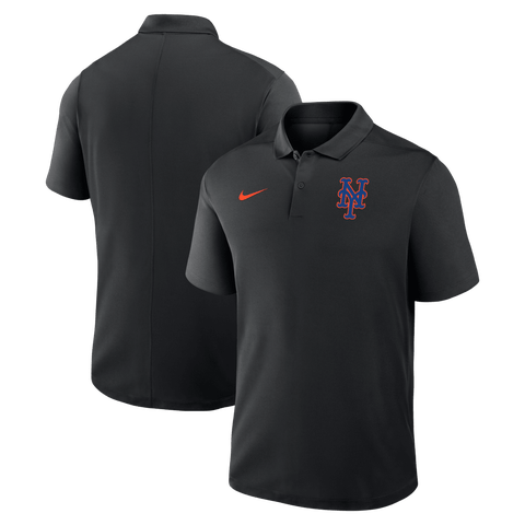 Men's Nike Black New York Mets Alternate Victory Dri-FIT Polo