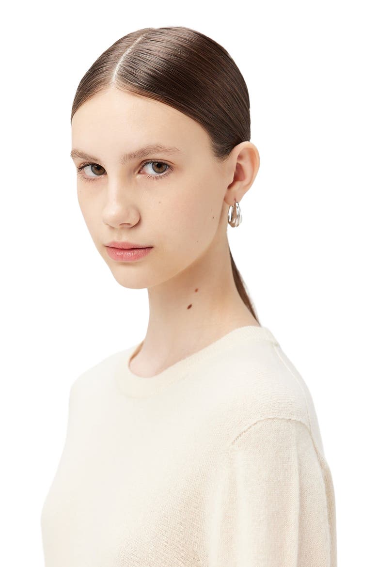 Essential Cashmere Crewneck Sweater, Alternate, color, off white