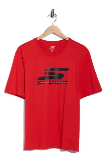 Skechers Performance Logo T-shirt In Red