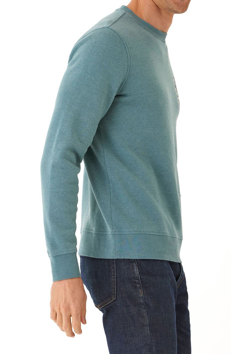 Threads 4 Thought Desert Snake Mineral Wash Crewneck Sweatshirt, Alternate, color, Watrcrs