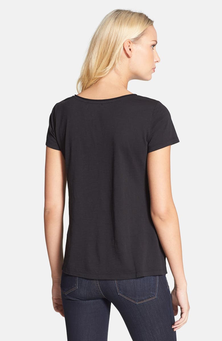 Eileen Fisher V-NECK S/S TEE, Alternate, color, 