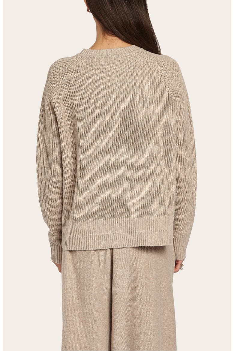 Romey Ribbed Crew, Alternate, color, Oat