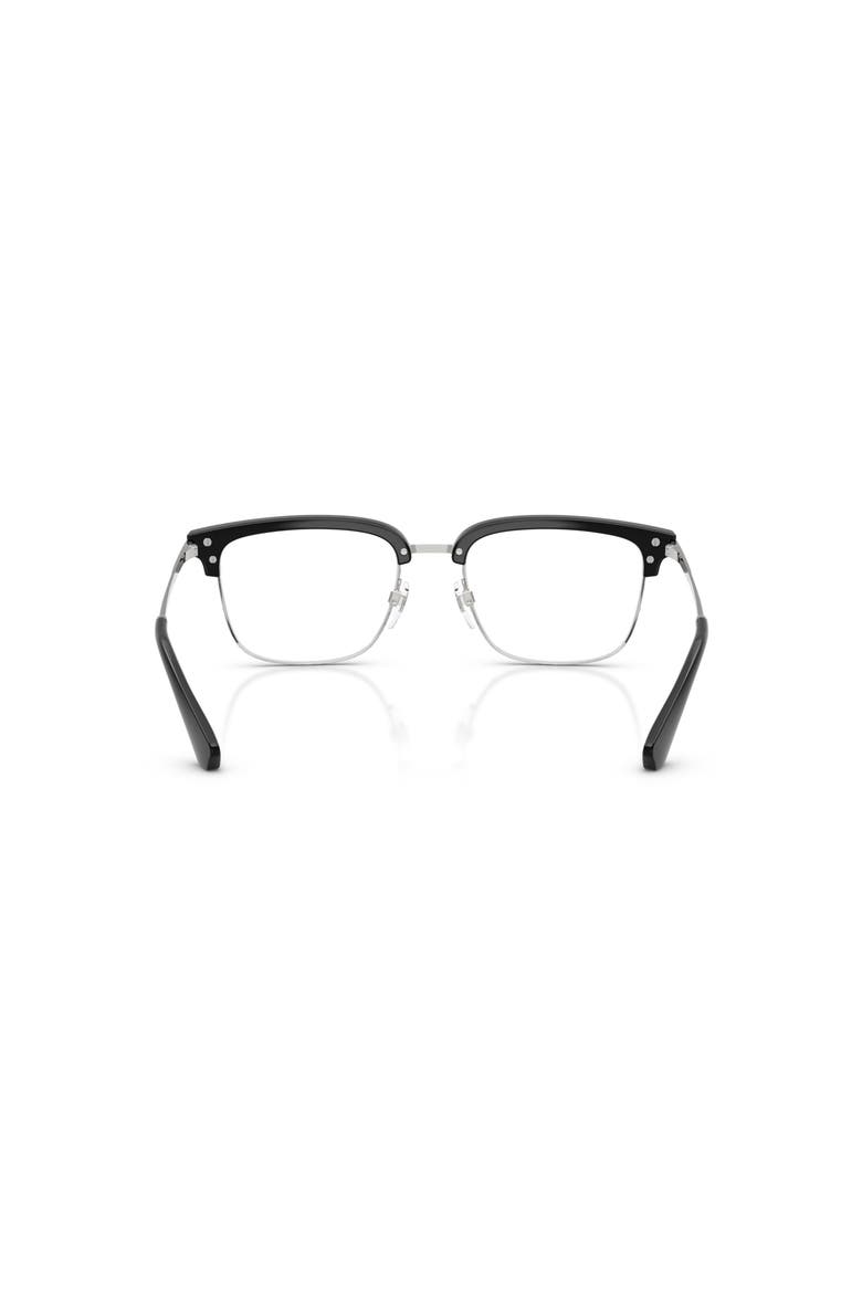 54mm Square optical glasses, Alternate, color, Black