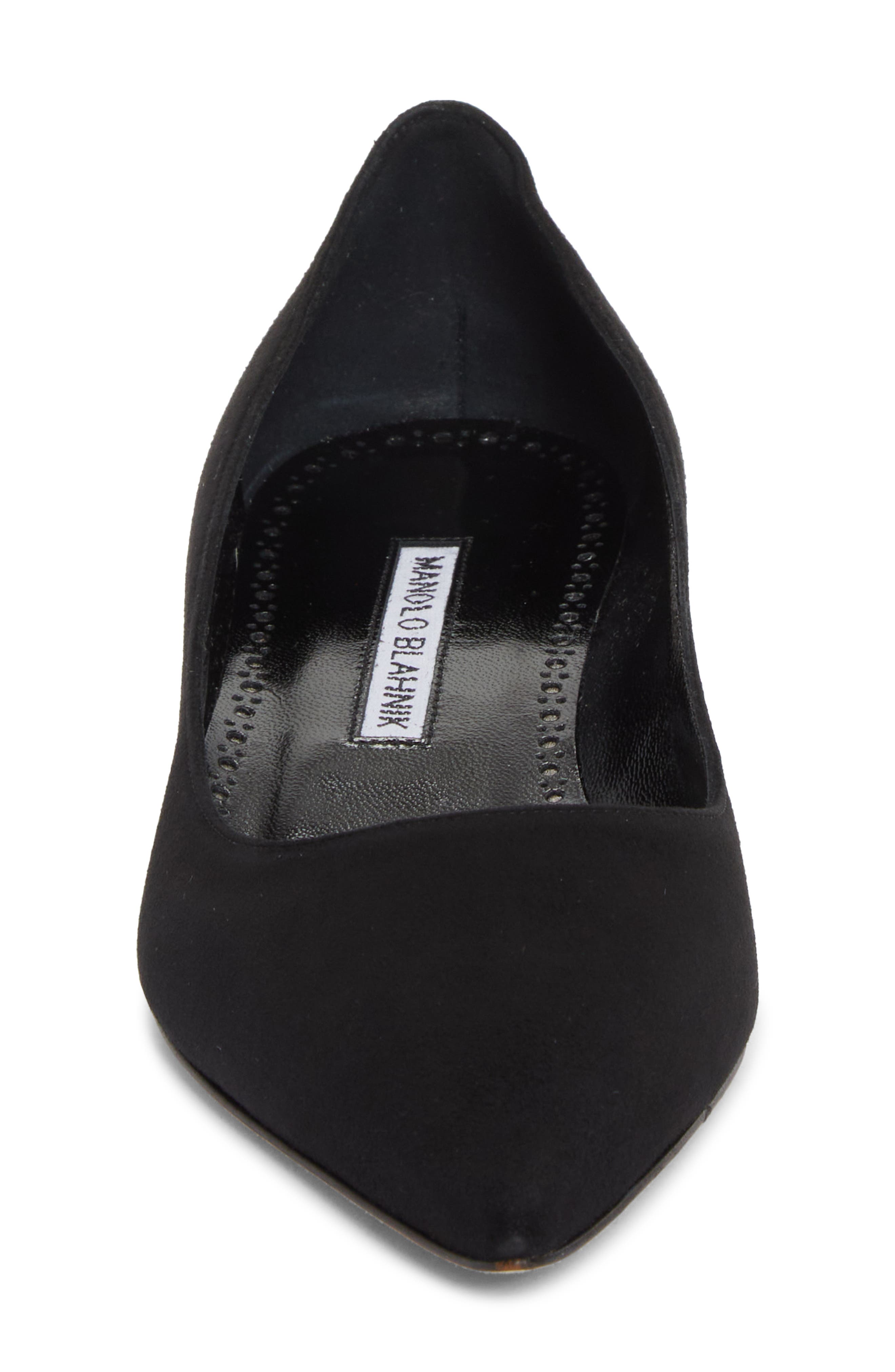 Manolo Blahnik Lista Pointed Toe Pump, Alternate, color, 