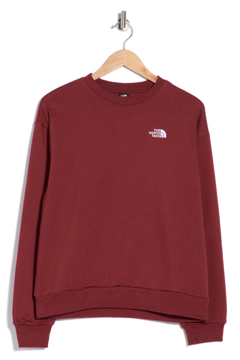 Evolution Simple Dome Oversized Sweatshirt, Main, color, SUMAC