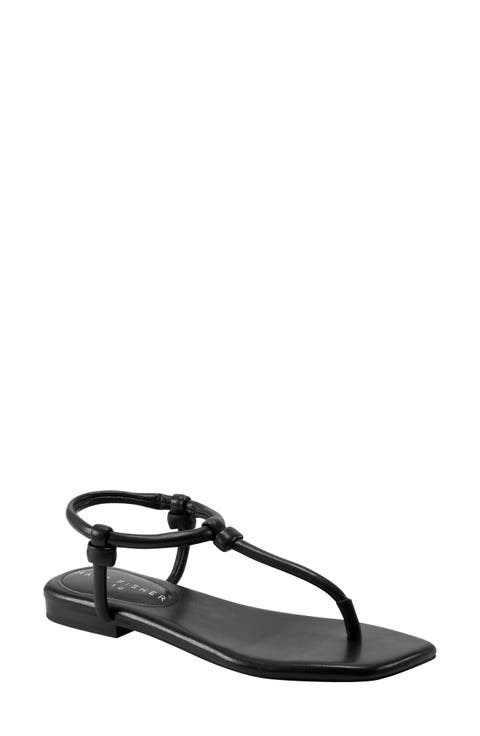 シューズ・サンダルその他 MALIPARMI Woman Flat sandals Black SA006991069 20000 Amazon.com: Women Rhinestone Decor Slingback Sandals Elastic
