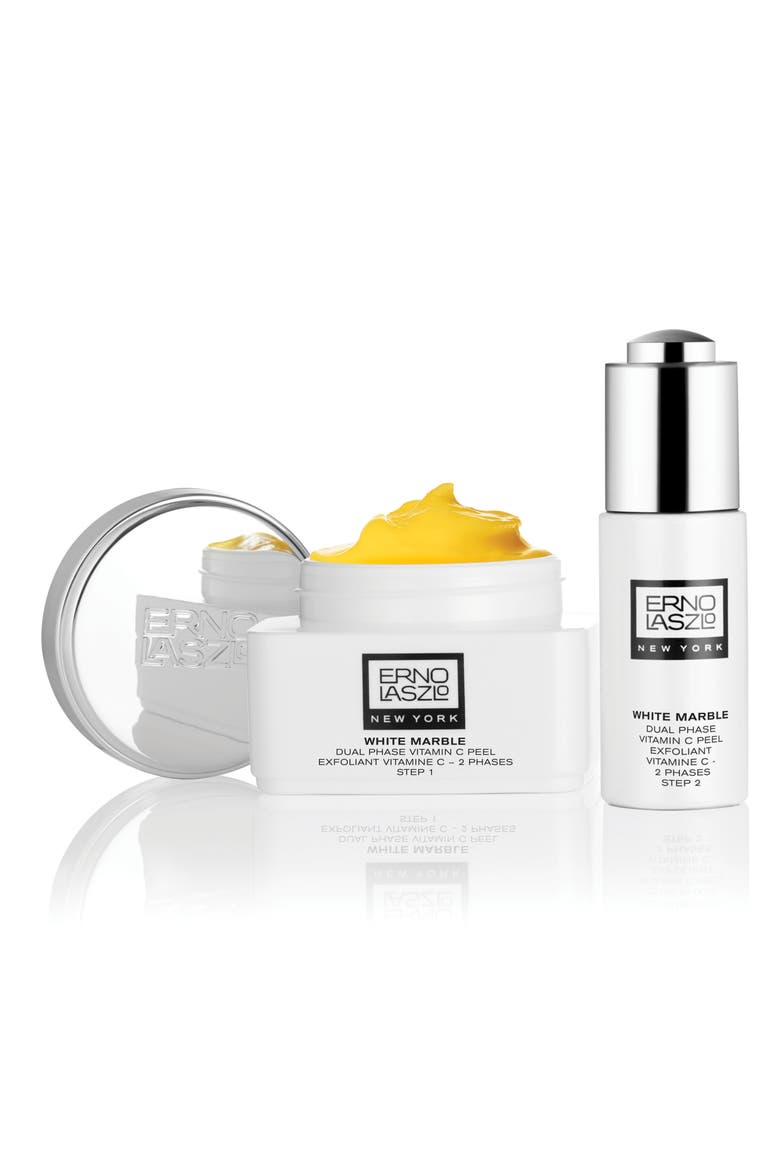 White Marble Dual Phase Vitamin C Peel Exfoliator, Main, color, NO COLOR
