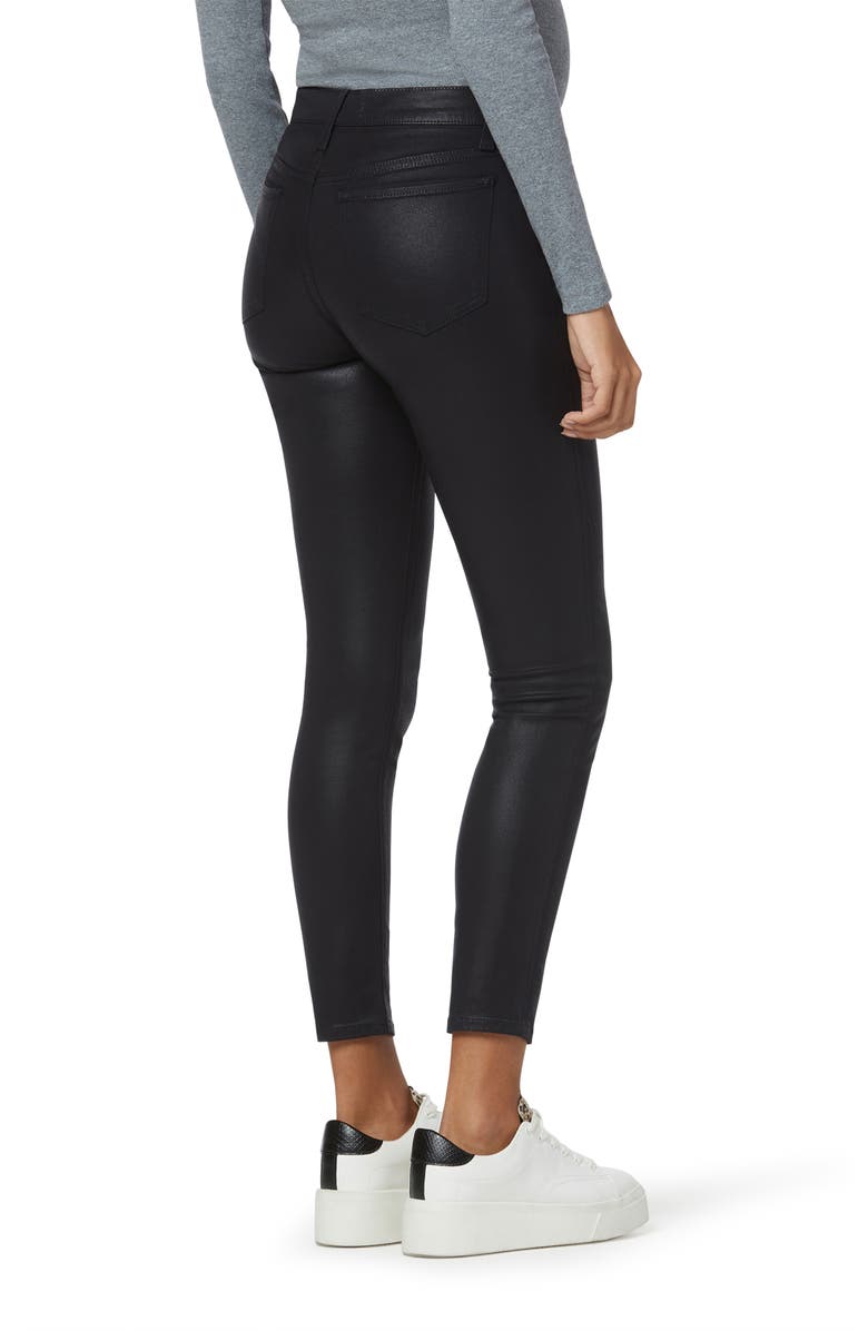 Joe's The Icon Coated Ankle Skinny Maternity Jeans, Alternate, color, 