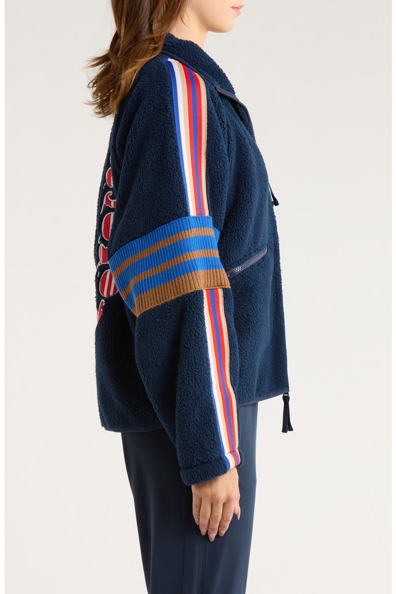 FP Movement Mountain High Fleece Jacket, Alternate, color, MIDNIGHT NAVY COMBO