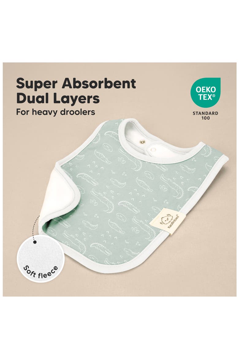 8-Pack Coast Drool Bibs, Alternate, color, Wilderness