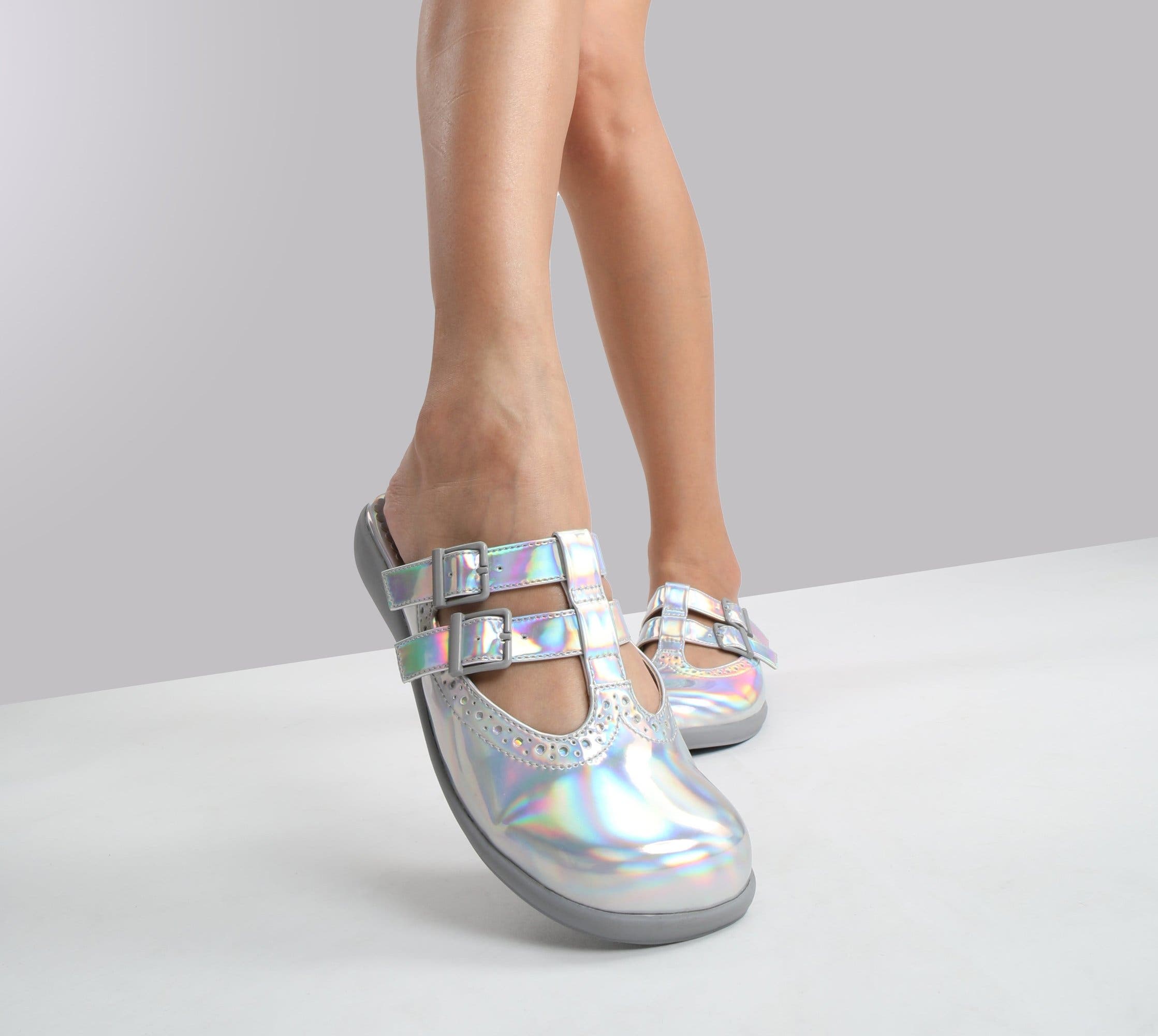 Chrome Crush Women's Mary Jane Clogs, Alternate, color, Chrome Crush