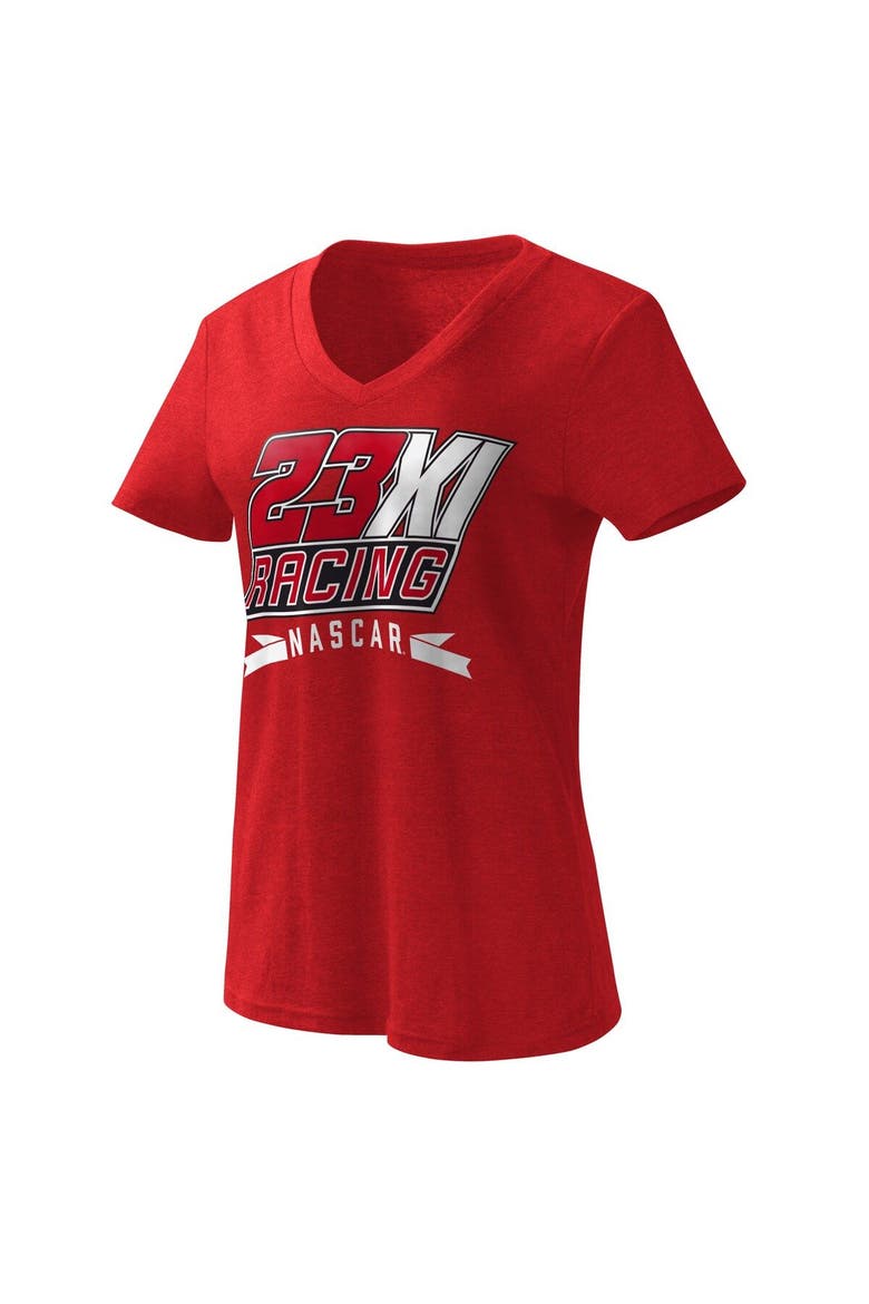 Women's G-III 4Her by Carl Banks Red 23XI Racing Dream Team V-Neck T-Shirt, Main, color, Red