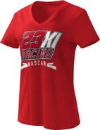 G-III 4HER BY CARL BANKS Women's G-III 4Her by Carl Banks Red 23XI Racing Dream Team V-Neck T-Shirt