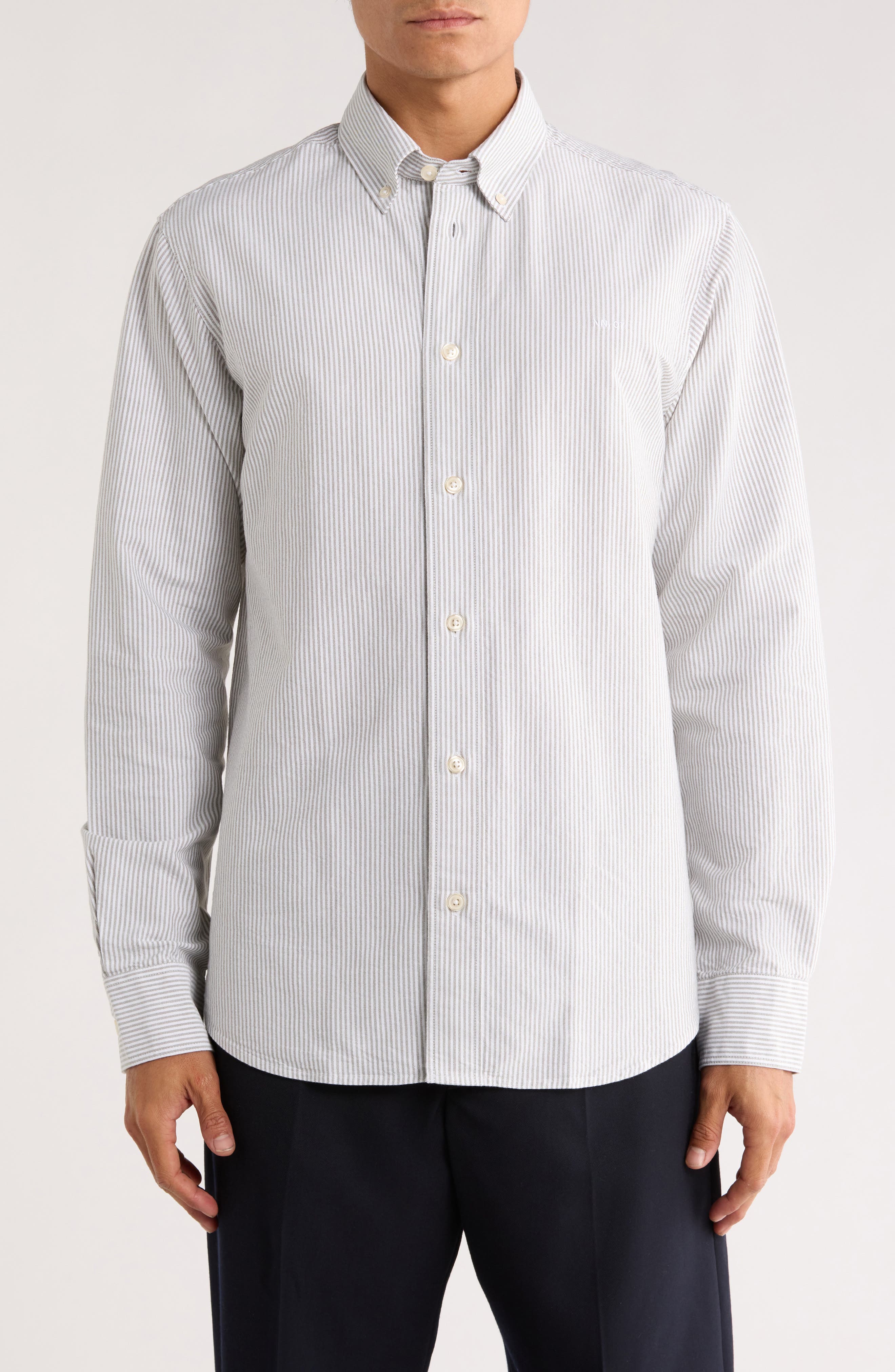 NN07 Colby Organic Cotton Oxford Dress Shirt