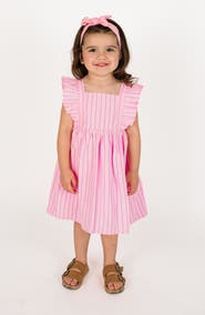 Popatu Kids' Stripe Pinafore Dress