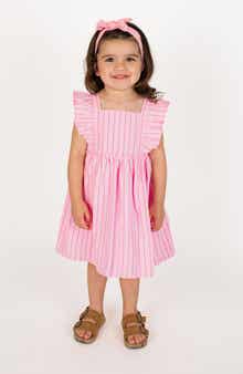 Popatu Kids' Stripe Pinafore Dress