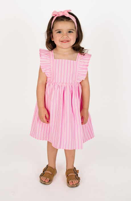 Popatu Kids' Stripe Pinafore Dress