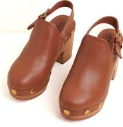 Charlotte Stone Hari Platform Slingback Studded Clog