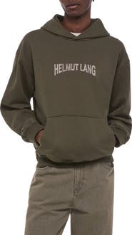 Helmut Lang Ticket Logo Graphic Hoodie