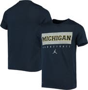 Jordan Brand Youth Jordan Brand Navy Michigan Wolverines Legend Basketball Practice Performance T-Shirt