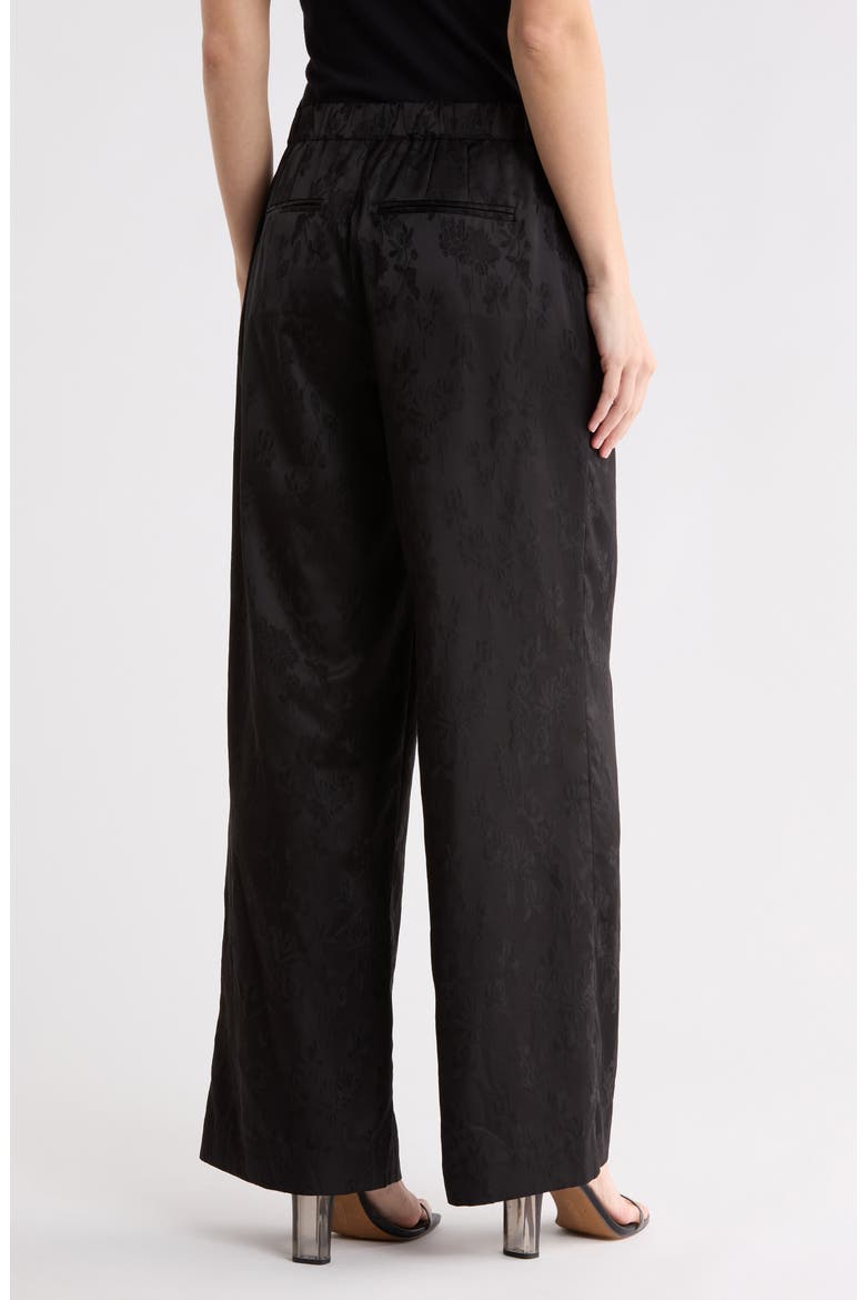 Shelly Wide Leg Pants, Alternate, color, ROSE PINK JACQUARD