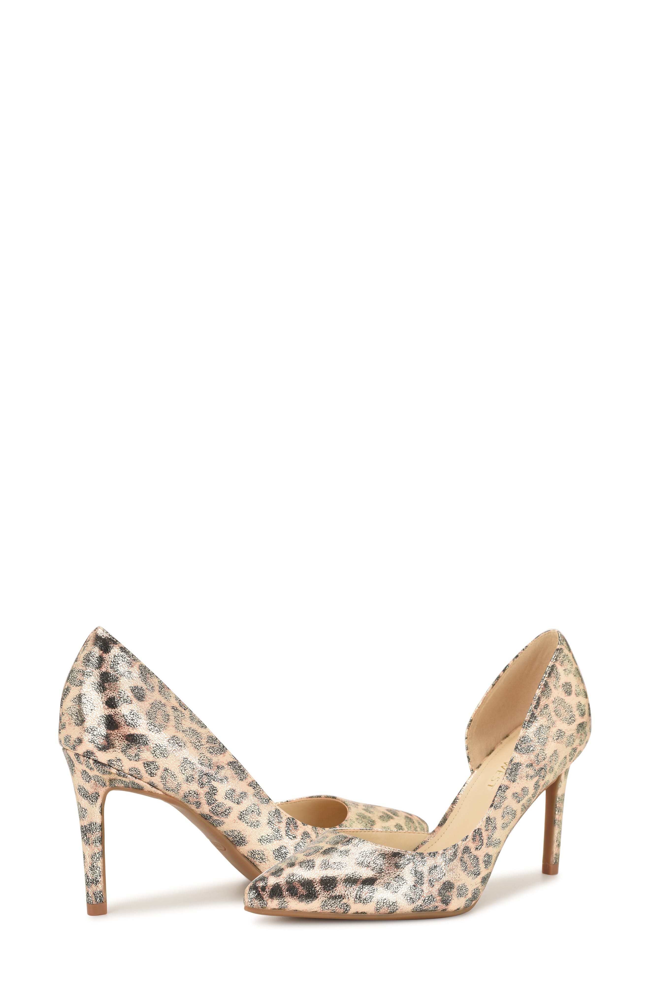 Nine West Everytime d'Orsay Pointed Toe Pump, Alternate, color, Gold 710