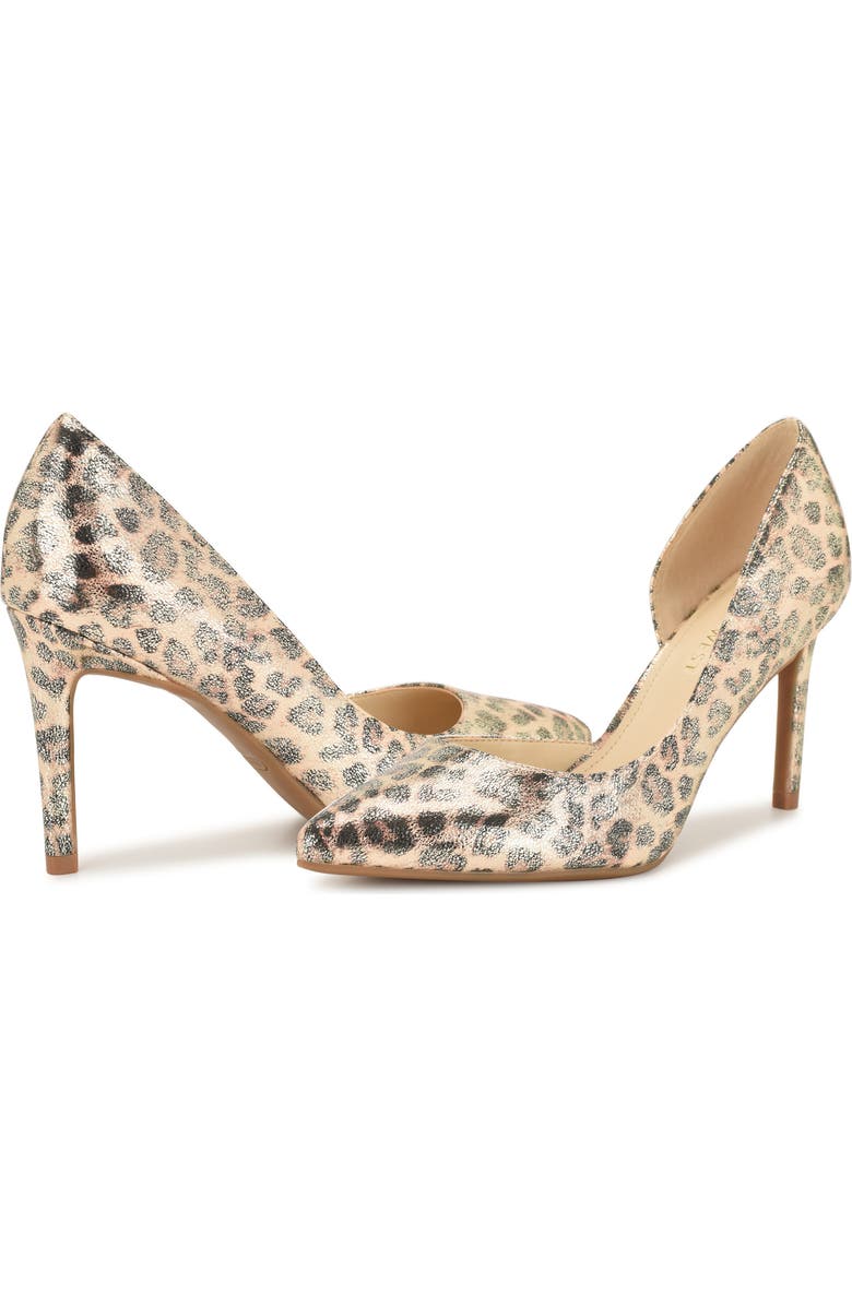 Nine West Everytime d'Orsay Pointed Toe Pump, Alternate, color, Gold 710