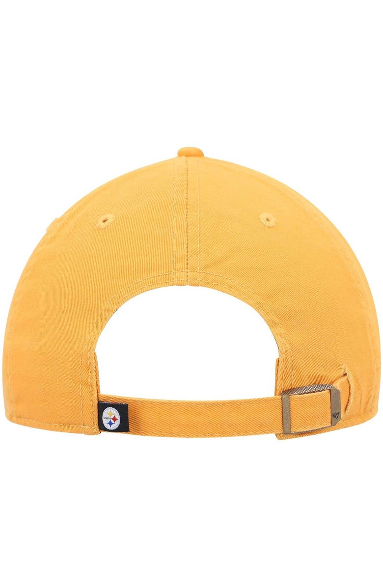 '47 Men's '47 Pittsburgh Steelers Clean Up Alternate Adjustable Hat, Alternate, color, Gold