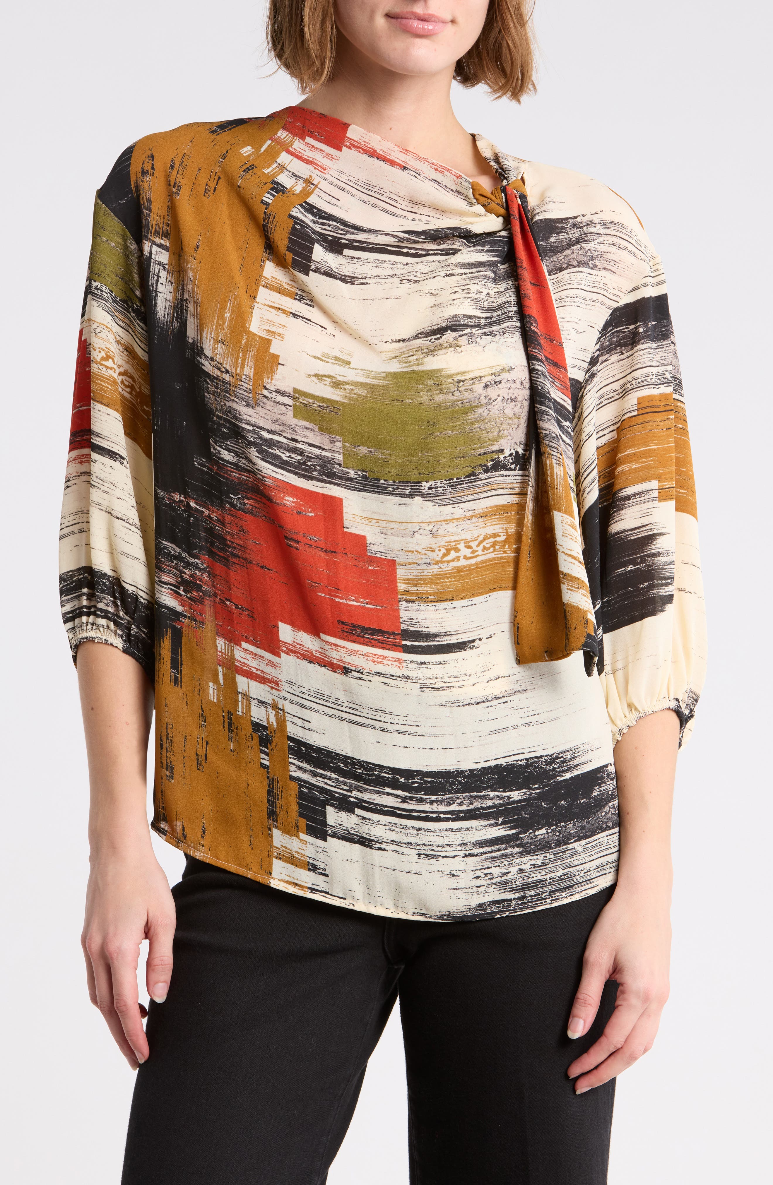 Scarf Neck Top