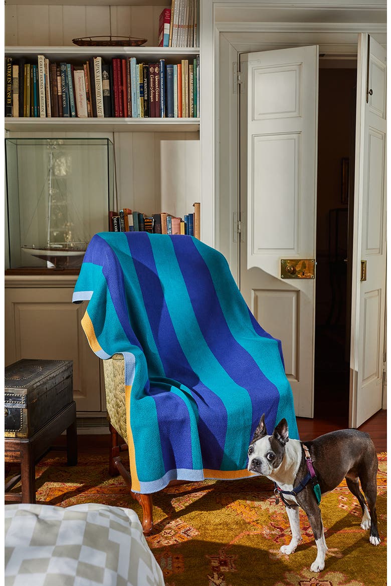 Buren Cotton Knit Throw Blanket, Alternate, color, BUREN