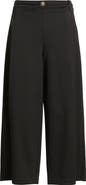 Wit & Wisdom Skyrise Pleated Belted Cropped Wide Leg Trousers