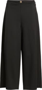 Wit & Wisdom Skyrise Pleated Belted Cropped Wide Leg Trousers