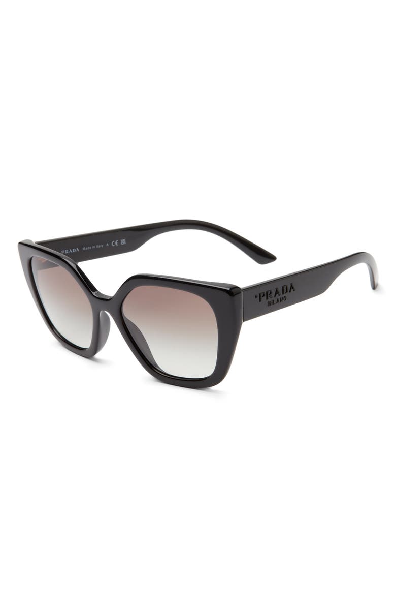Prada 52mm Butterfly Sunglasses, Alternate, color,