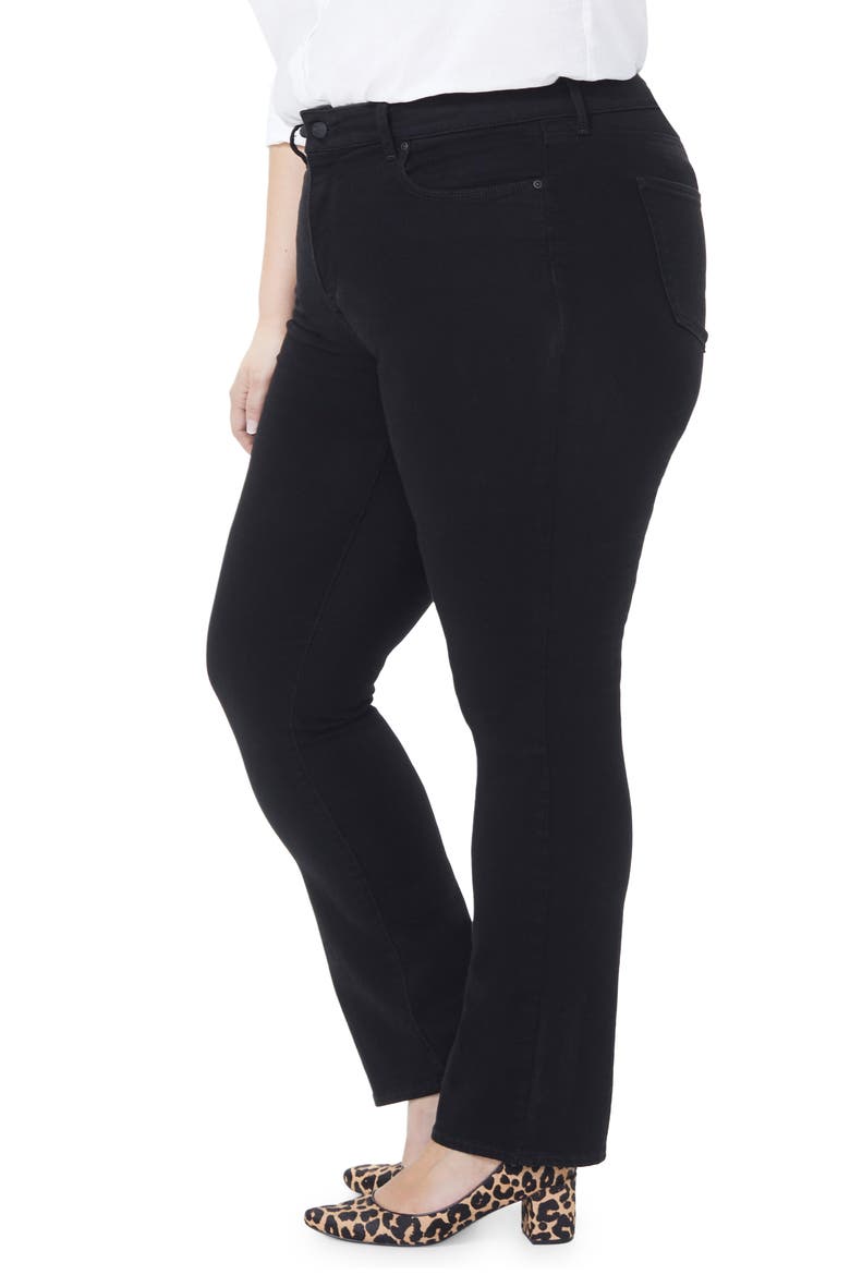 Marilyn Straight Leg Jeans, Alternate, color, BLACK