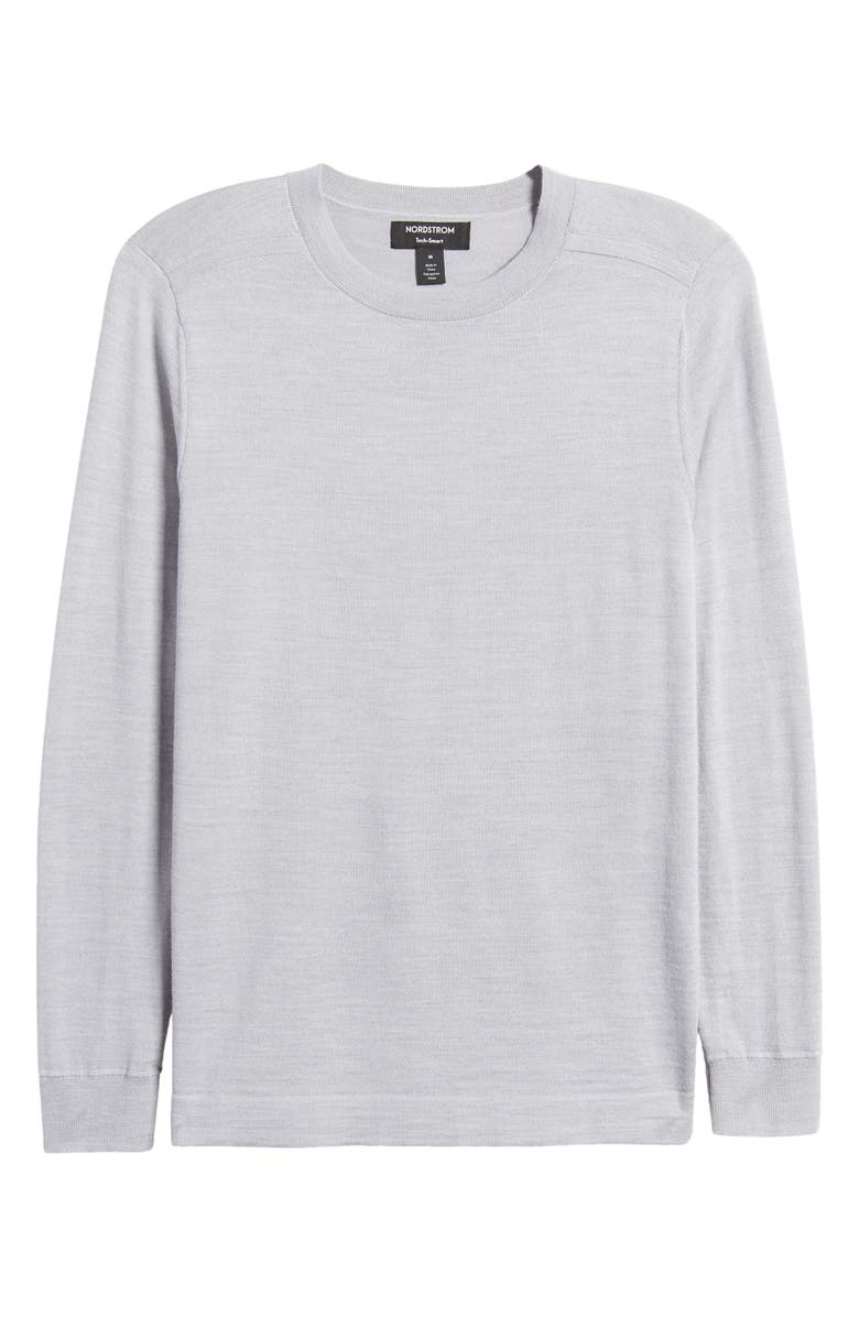 Nordstrom Tech Smart Crewneck Wool Blend Sweater, Alternate, color, 