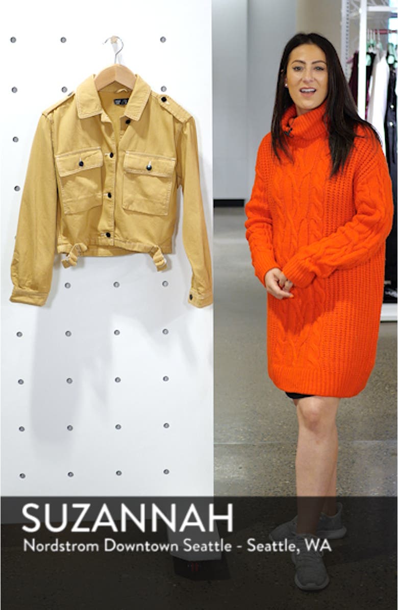 Topstitch Cotton Shacket, sales video thumbnail