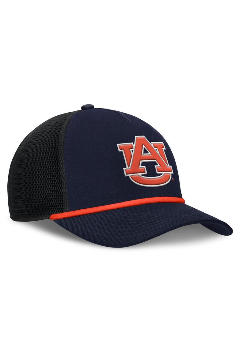 Men's Nike Navy Auburn Tigers Rise Primetime Trucker Adjustable Hat, Alternate, color, Navy