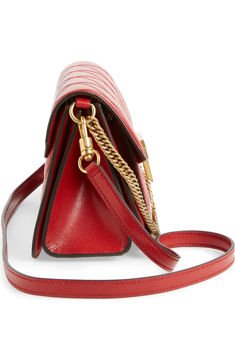 Givenchy Small GV3 Diamond Quilted Leather Crossbody Bag, Alternate, color,