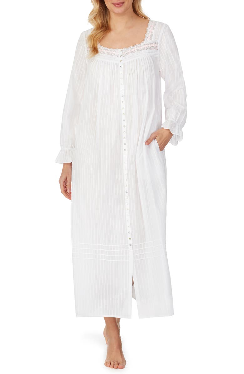 Eileen West Ballet Button Front Robe, Main, color, 