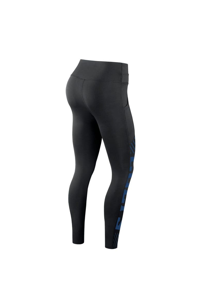 Nike Women's Nike Black Indianapolis Colts Yard Line Crossover Leggings, Alternate, color, 