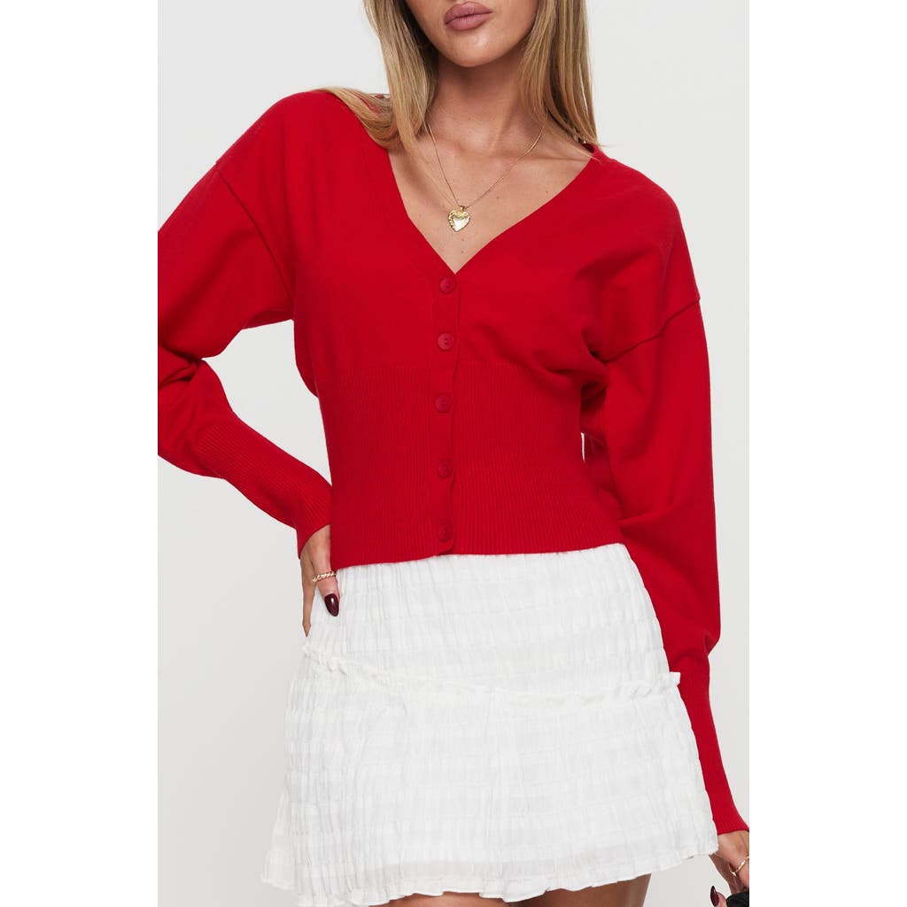 Princess Polly Wistfully V-neck Cardigan