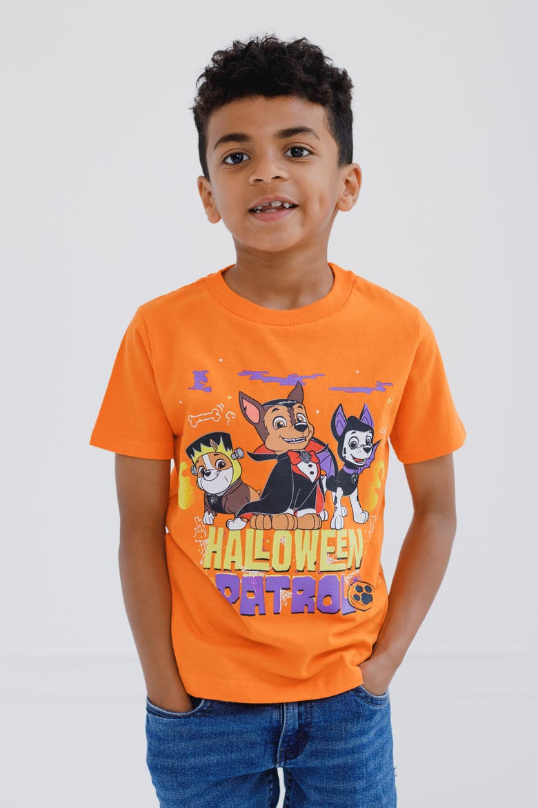 Holiday T-Shirt, Alternate, color, Vibrant Orange